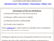 Tablet Screenshot of cadivorcemediation.com